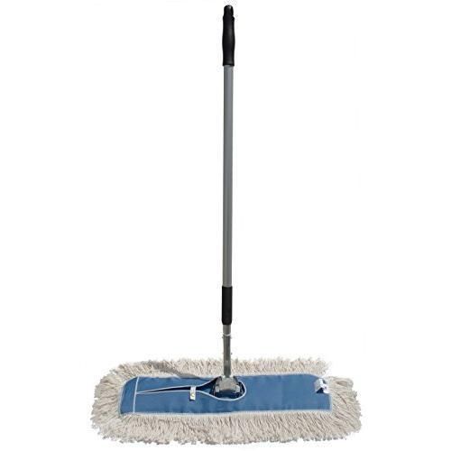 Nine forty industrial strength ultimate cotton dust mop with aluminum quick new for sale
