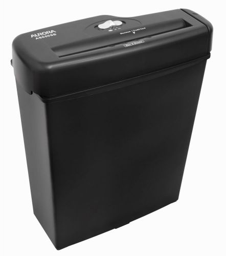 Aurora corporation of america 6 sheet strip-cut shredder for sale