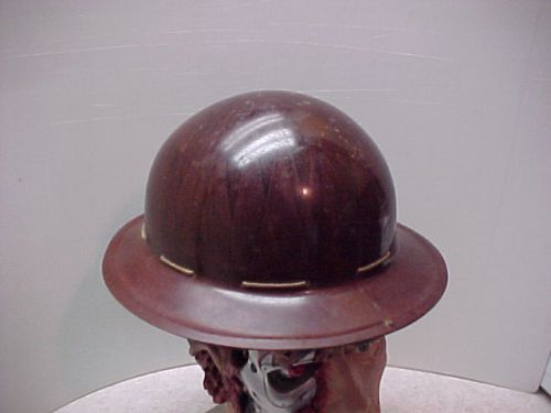 VINTAGE HARD HAT MSA SAFE T HAT HEDGARD SAFETY SUPPLY CO. CANADA MINER IRON