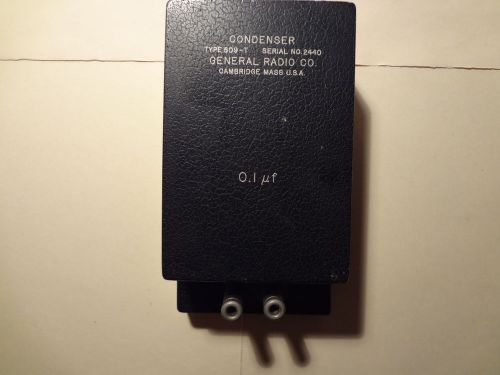 Standard Condenser General Radio Co. Model 509-Y 1.0 uF