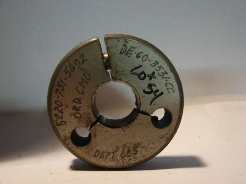 3/4 - 16 nf - 3a thread ring gage lot 54 for sale