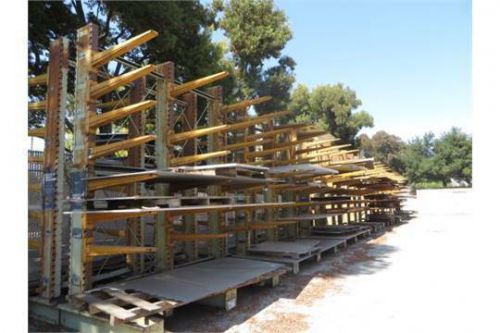 Cantilever rack single 116&#034; w x 146&#034; h 42&#034; arm for sale