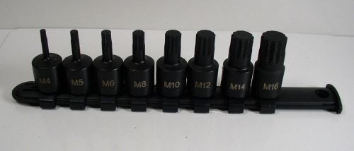 Matco tools sbqm82v 3/8&#034; drive 8-piece metric triple square socket set for sale