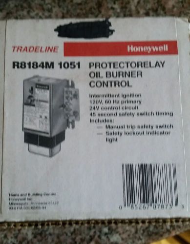 Honeywell Tradeline R8184 M 1051 Oil Burner Control