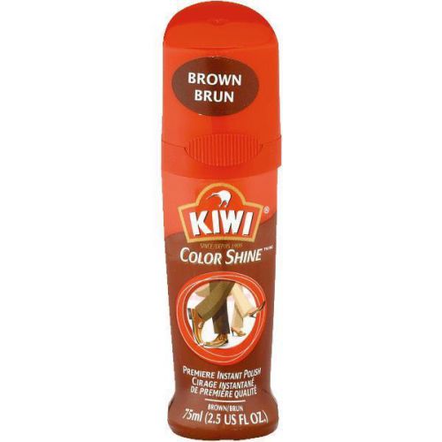 Johnson S C Inc 11313 Kiwi Premier Shine Liquid Shoe Polish-BROWN SHOE POLISH