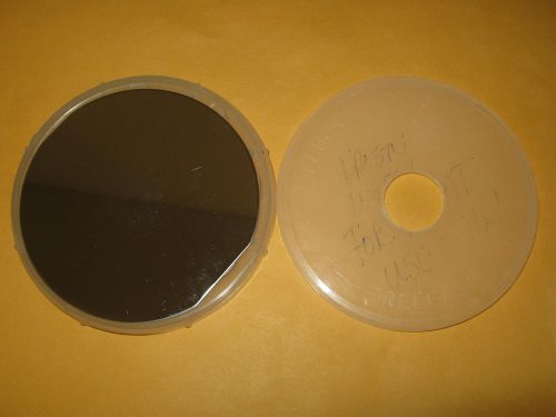 4&#034; silicon wafer substrate in plastic carrier container for decorative purpose