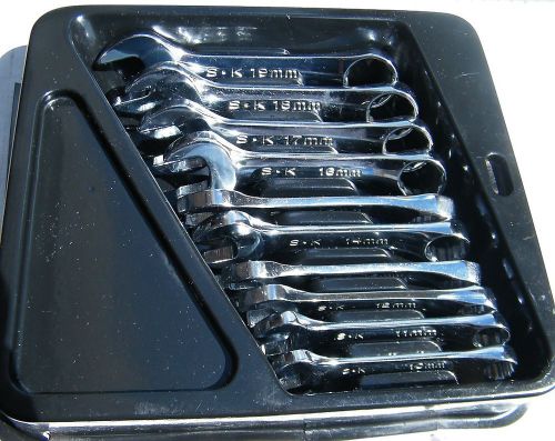 S-k tools usa  new 10pc metric  stubby wrench set new for sale