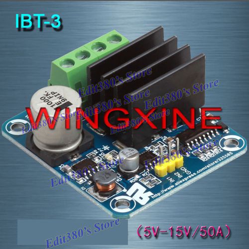 IBT-3 DC 50A Stepper Motor Driver H-Bridge PWM Smart Car  Semiconductor cooling