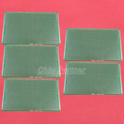 5pcs universal double side board pcb 9x15cm 1.6mm 2.54mm diy prototype paper for sale