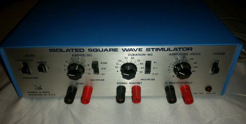 PHIPPS &amp; BIRD Isolated Square Wave Stimulator Model 7092-611 Look at my Feedback