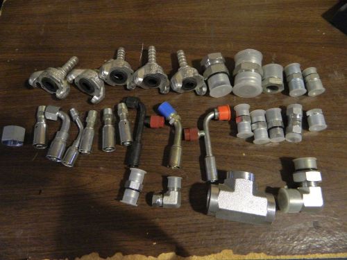 BRENNER INDUSTIES HYDRAULIC FITTINGS 19 MISC. TOTAL  48 PIECES