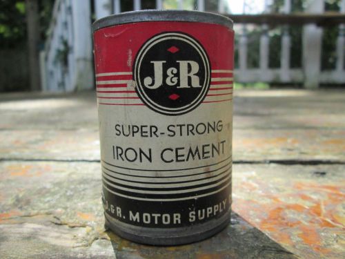 Vintage J &amp; R Super Strong Cement Can