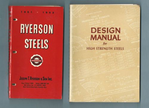 3 1938-54 Books on Design with High Strength &amp; Alloy Steels (Ryerson Republic)