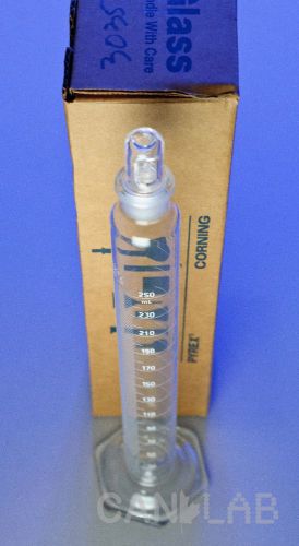 Pyrex 250mL Mixing Graduated Cylinder, No. 2982 - NOS - [CL158]