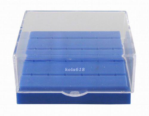 5 PCS Better Price Plastic Bur Holder Burs Block Case Box 24 Holes Blue kola