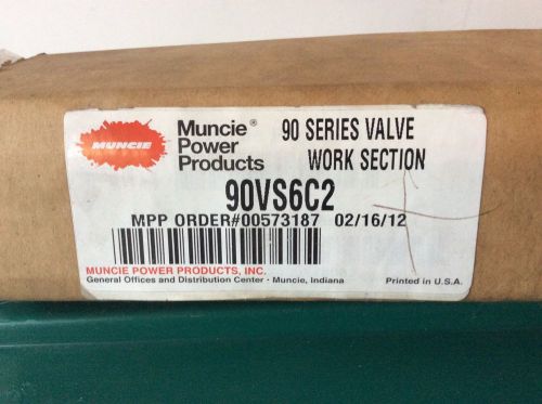 Muncie 90VS6C2 90 Series Valve Work Section