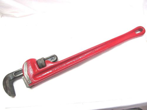 24 inch ridgid steel pipe wrench refurbished for sale