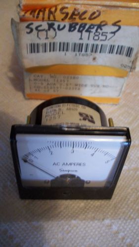 Simpson Model 1257 Panel Meter