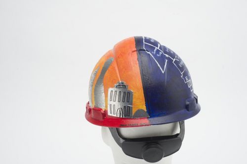 Creative Drawing on 3M H-700 Series Unvented Hard Hats - Design 26