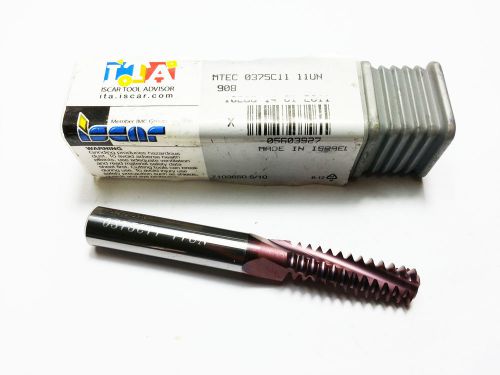 3/8&#034; Iscar MTECS 11 UN IC908 Solid Carbide Thread Mill  (P 656)