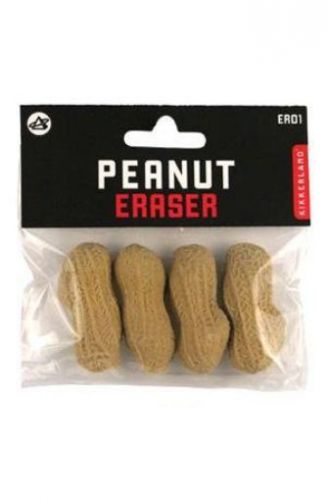 NEW Peanut Pencil Eraser. 4 Pack.