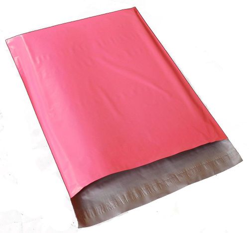 20 BAGS 10x13 GREEN &amp; PINK COLOR COMBO 10 EACH Poly Mailers Shipping Envelopes