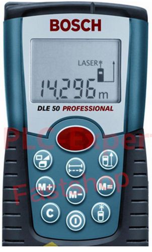 Dle50 0.1m - 50 meter 4in-164ft  bosch  handheld laser distance meter measure for sale