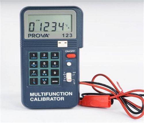 Prova-123 process calibrator (0-24ma 2 - 50,000hz) new y for sale