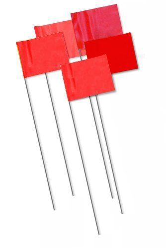 Bon 84-847 Marking Flags  1000-Pack  Red