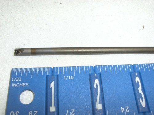 CIRCLE 3/16&#034; SOLID CARBIDE SHANK INDEXABLE BORING BAR WITH COOLANT HOLE