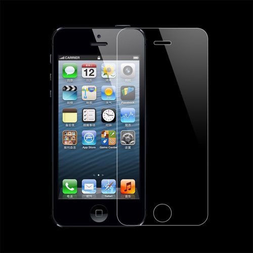 Tempered glass film screen protector 4.0&#034; for iphone 5 5s 99.9 cover film great for sale