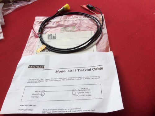 KEITHLEY MODEL 6011 TRIAXIAL CABLE  NEW NOS $99