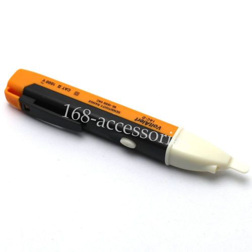 Led light ac electric voltage tester alert pen detector sensor 90~1000v for sale