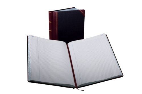 Boorum &amp; Pease 23 Series Columnar Book, Record, 300 Page, Black/Red (23-300-R)