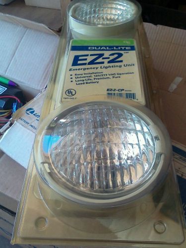 NEW Dual-Lite EZ-2  Emergency Lighting Twin Head Unit EZ-2-CP