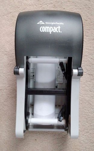 Nib georgia-pacific compact 2 roll vertical mount bath tissue dispenser #56790 for sale