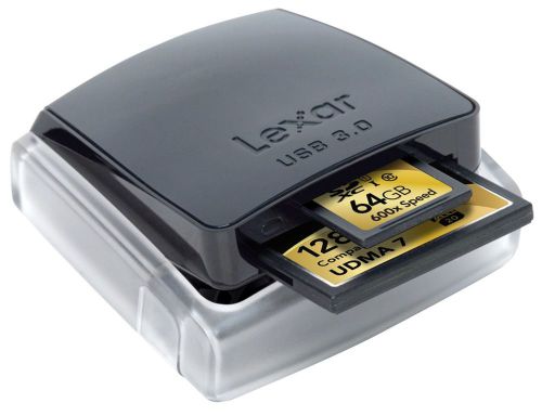 Lexar Professional USB 3.0 Dual-Slot Reader - LRW400CRBNA