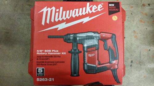 Milwaukee 5/8&#034; sds plus rotary hammer kit model 5263-21 for sale
