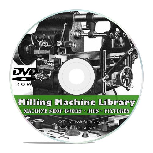 Milling Machine Operation DVD Shop Practice Jigs Fixtures Machinist Guide A+ V45