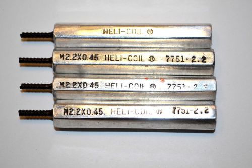 4 nos heli coil usa m2.2 - 0.45 heli-rolll  taps ? 7751-2.2 hex shank # mbb2b8 for sale