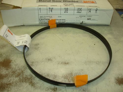 High-Hard Bandsaw Blade 7&#039;4&#034; X 3/8&#034; X 14 Teeth  $18  Sandvik Bahco