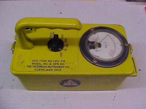 ocd cdv-715 model# 1a USA portable radiological radiation survey meter loc#a227