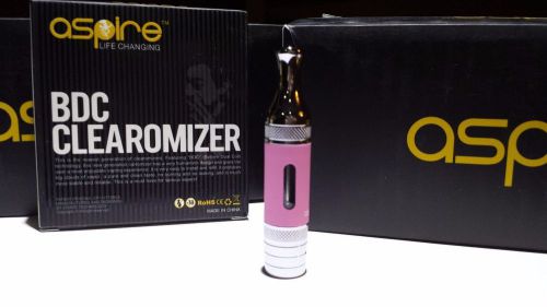 Aspire ET-S BDC PINK Pyrex Glass Clearomizer Atomizer Bottom Dual Coil