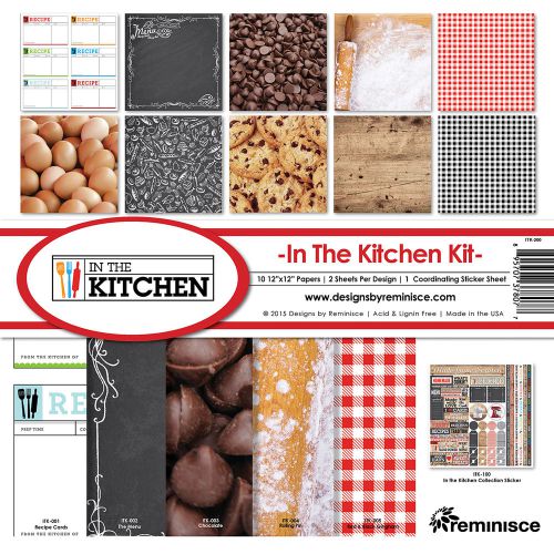 &#034;Reminisce Collection Kit 12&#034;&#034;X12&#034;&#034;-In The Kitchen&#034;