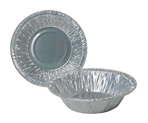 Durable Packaging 2200-1000 Disposable Aluminum Round Tart Pan, 5&#034; (Pack of