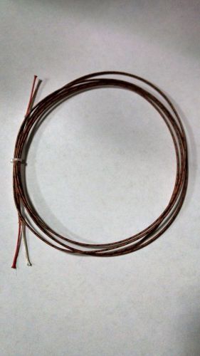 Omega thermocouple fiberglass insulated wiregg-j-24s type j 24 awg for sale