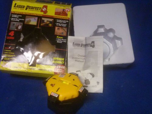 Laser Perfect 4-The 4-Way Laser Level System-As Seen on TV-New in Package-WOW!