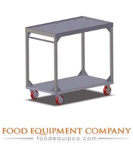 Carter-Hoffmann TT104 Two shelf stacking cart for 104 correctional insulated...