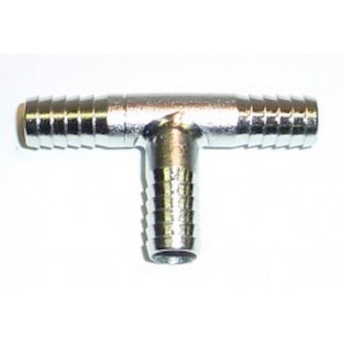 New stainless steel tee hose adapter 1/4&#034; barb x 1/4&#034; barb bottom - 20pk for sale