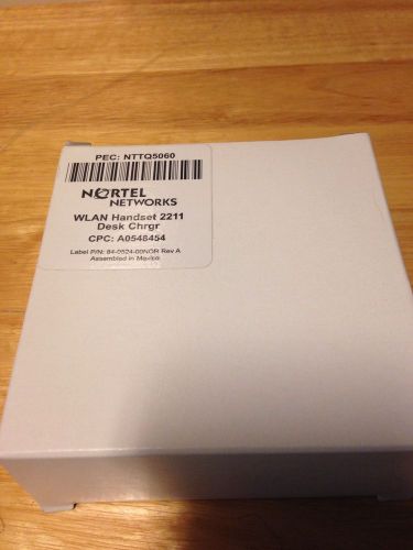 NORTEL WLAN HANDSET 2211 SINGLE-SLOT CHARGER (NTTQ5060)